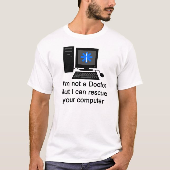 Datordoktor T Shirt (Framsida)