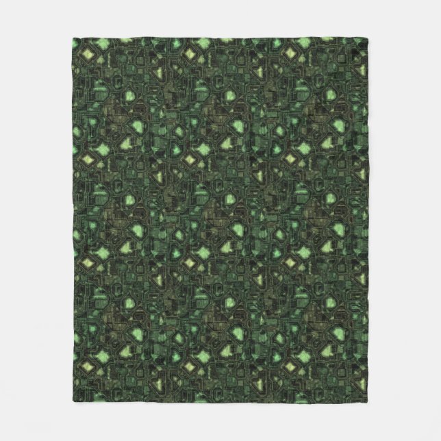 Datoren går runt bakgrund fleecefilt (Framsidan)