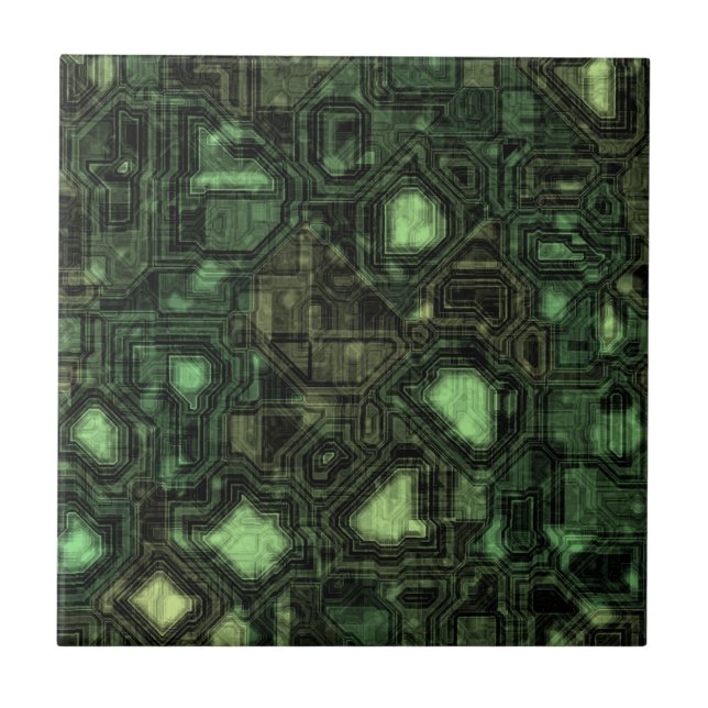 Datoren går runt bakgrund kakelplatta (Framsidan)