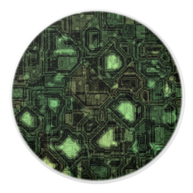 Datoren går runt bakgrund knopp (Framsidan)