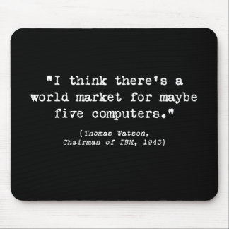 Datoren marknadsför musmatta
