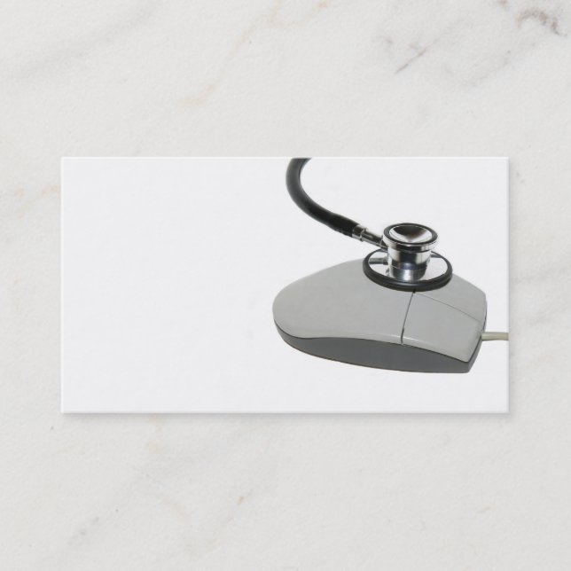 Datoren reparerar visitkort (Framsida)