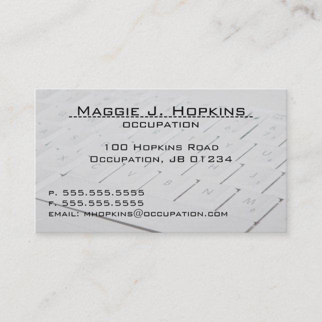 Datoren stämm visitkortar visitkort (Framsida)