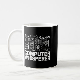 Datorflüstraträja Tech Support Nördar nörd Kaffemugg