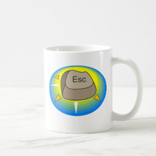 Datorflykten knäppas kaffemugg