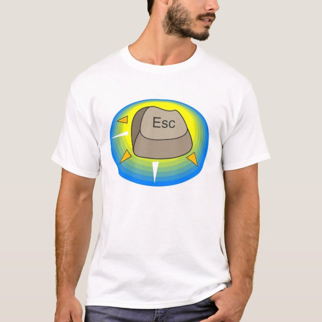 Datorflykten knäppas tee shirt (Framsida)