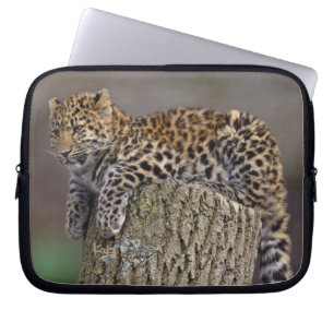 Datorfodral med leopard svans