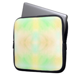 Datorfodral med mjuk pastell akvarelldesign