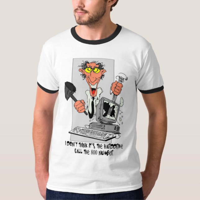 Datorfrustration T-shirt (Framsida)