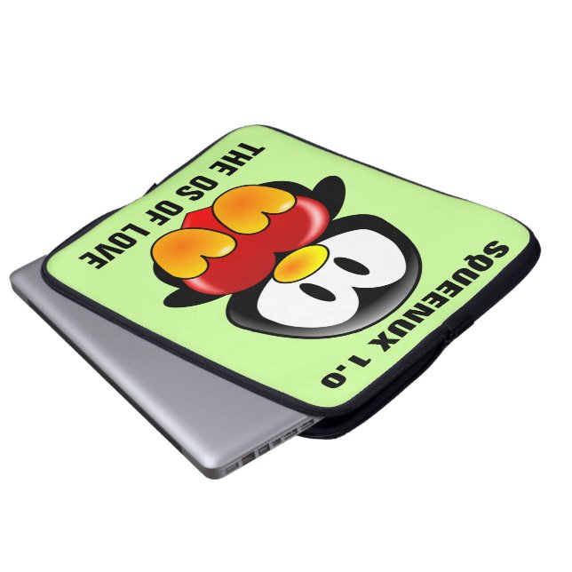 DatorGeekvalentin: Fungeringssystem för kärlek Laptop Fodral (Framre botten)