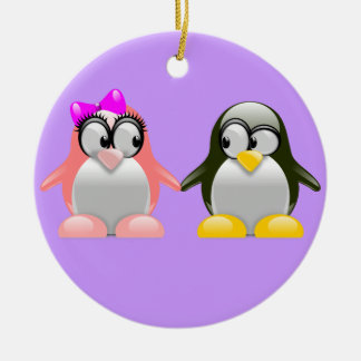 DatorGeekvalentin: Programmera språkkärlek Julgransprydnad Keramik