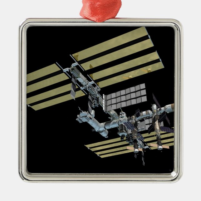 Datorgenererad vy 11 julgransprydnad metall (Framsidan)