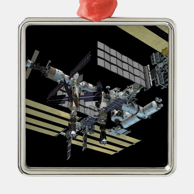 Datorgenererad vy 14 julgransprydnad metall (Framsidan)