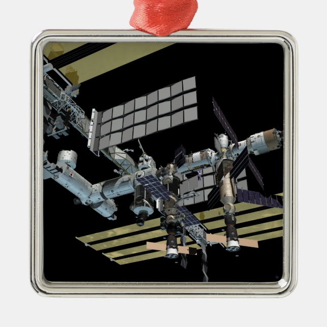 Datorgenererad vy 15 julgransprydnad metall (Framsidan)