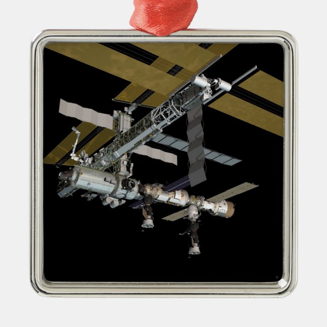 Datorgenererad vy 17 julgransprydnad metall (Framsidan)