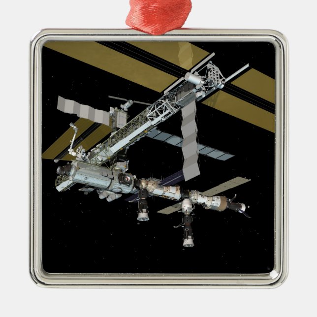 Datorgenererad vy 20 julgransprydnad metall (Framsidan)