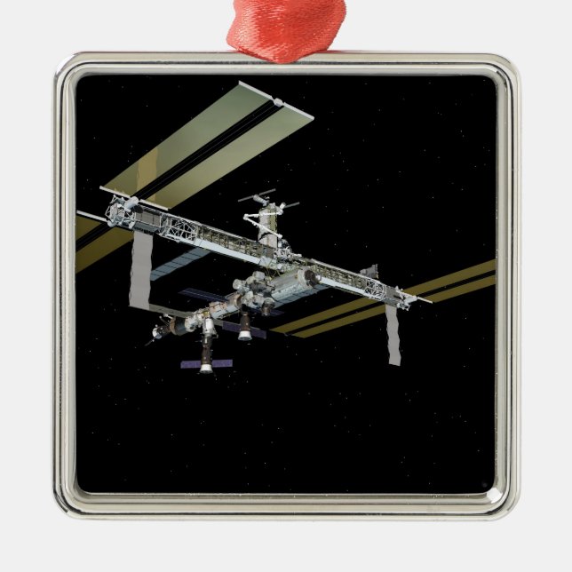 Datorgenererad vy 21 julgransprydnad metall (Framsidan)