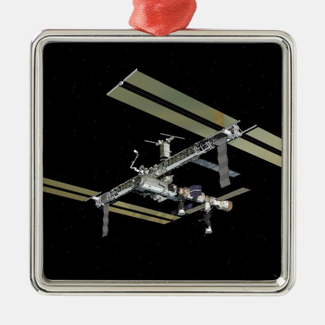 Datorgenererad vy 23 julgransprydnad metall (Framsidan)