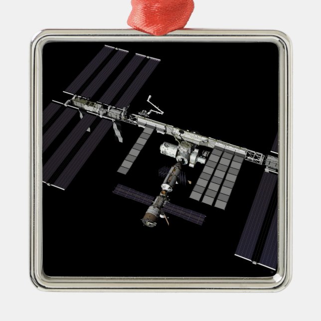 Datorgenererad vy 24 julgransprydnad metall (Framsidan)