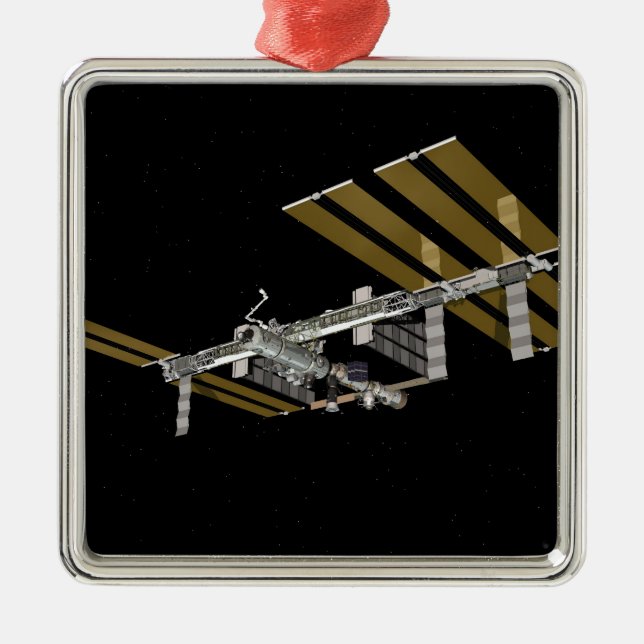 Datorgenererad vy 25 julgransprydnad metall (Framsidan)