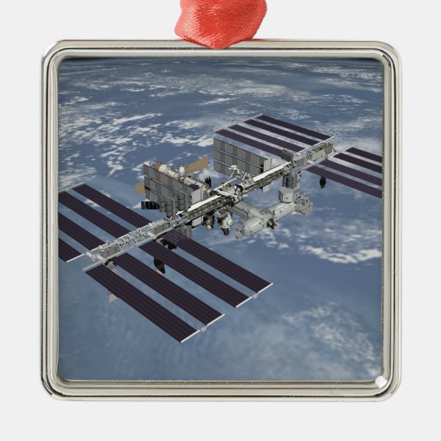 Datorgenererad vy 27 julgransprydnad metall (Framsidan)