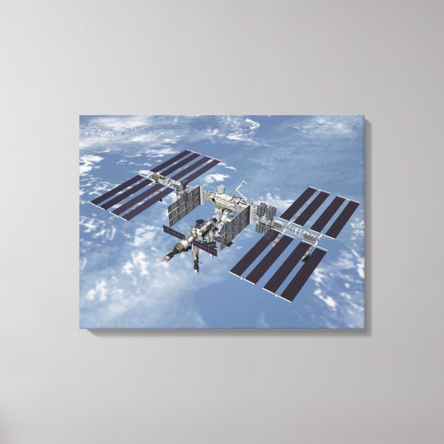 Datorgenererad vy 3 canvastryck (Framsida)