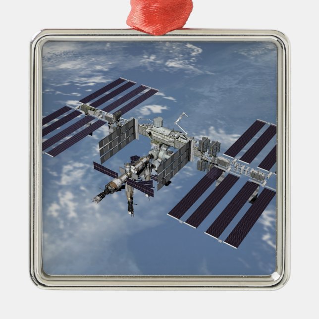 Datorgenererad vy 3 julgransprydnad metall (Framsidan)