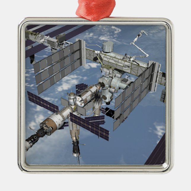 Datorgenererad vy 6 julgransprydnad metall (Framsidan)