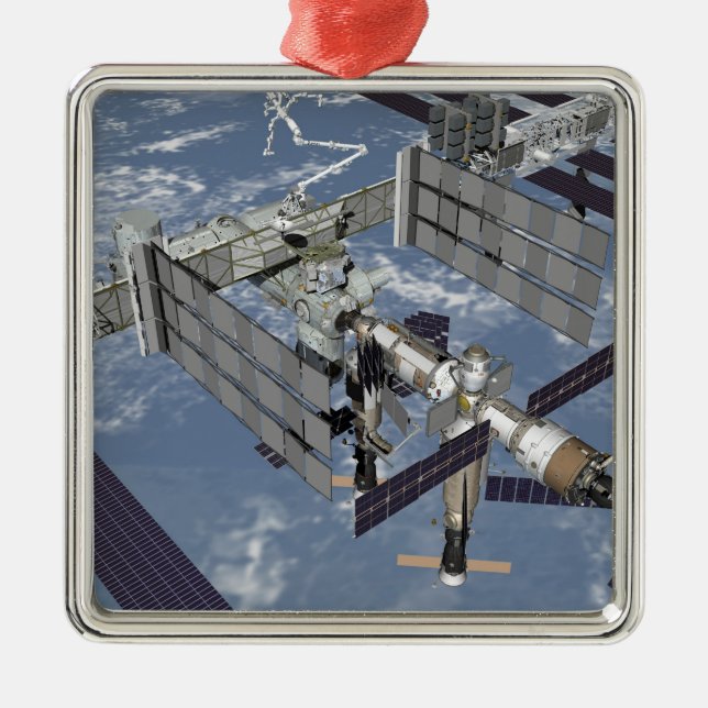 Datorgenererad vy 7 julgransprydnad metall (Framsidan)