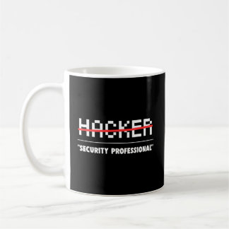Datorhacker för cybersäkerhet kaffemugg