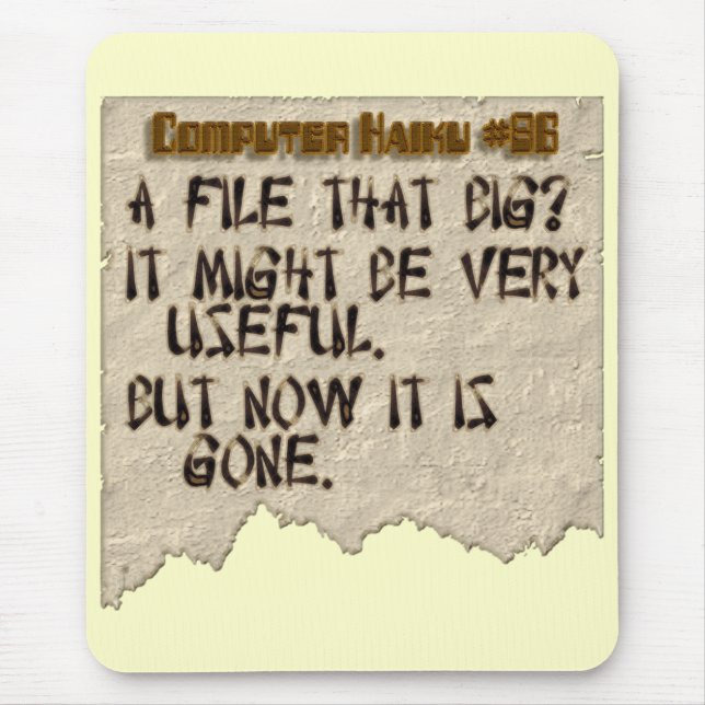 DatorHaiku #86 Musmatta (Framsidan)