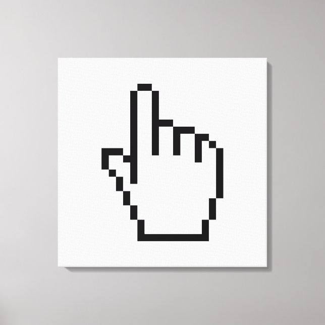 DATORHANDPOINTER/MUSKURSOR CANVASTRYCK (Framsida)