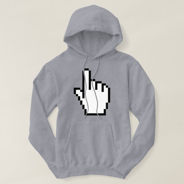 DATORHANDPOINTER/MUSKURSOR HOODIE (Design framsida)