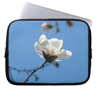 Datorhöljen Elektronik Blå Himmel Magnolia Flora Laptop Fodral
