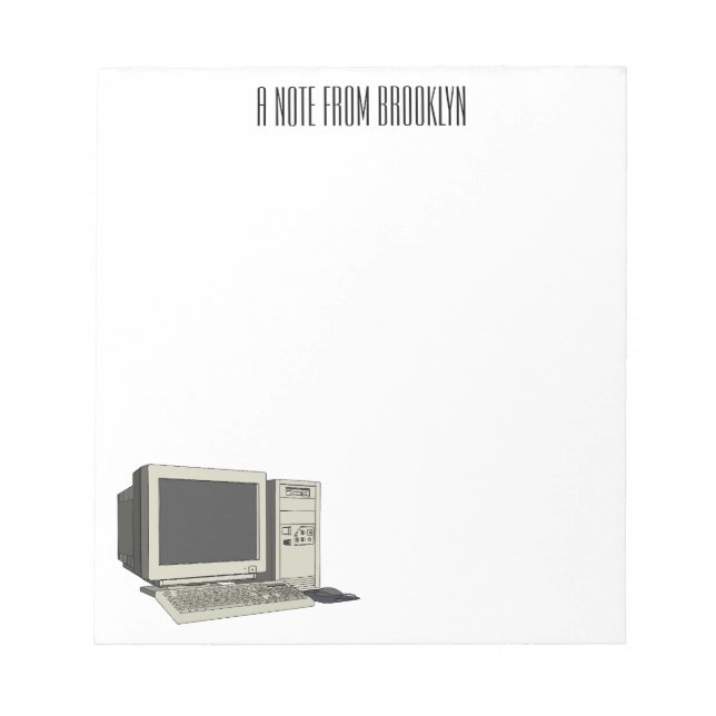 Datorillustration för tecknad anteckningsblock (Framsida)