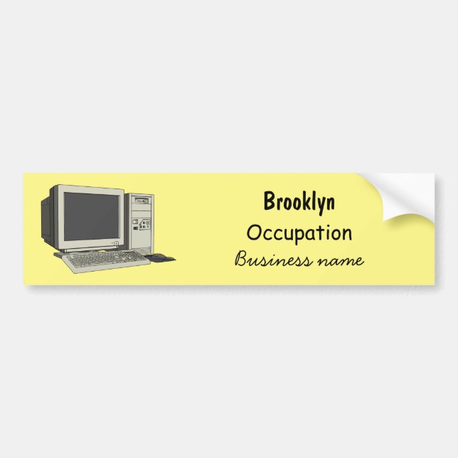 Datorillustration för tecknad bildekal (Framsidan)