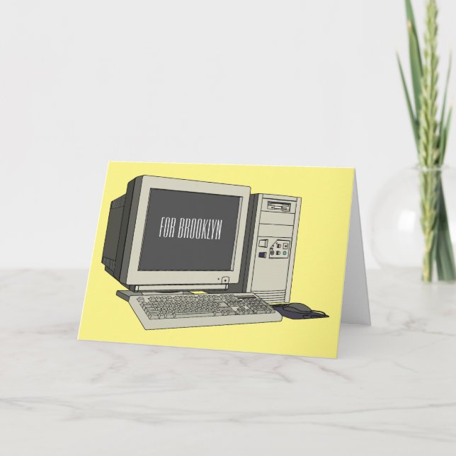 Datorillustration för tecknad kort (Framsida)