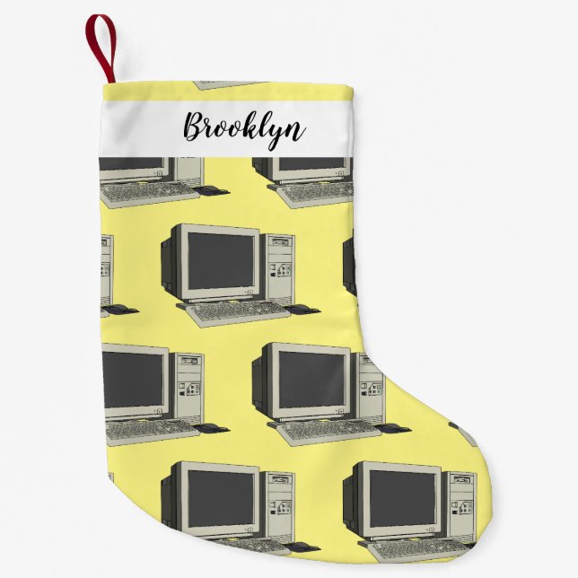 Datorillustration för tecknad liten julstrumpa (Framsidan)