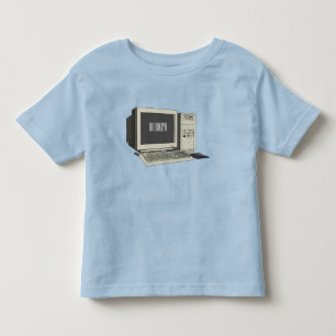 Datorillustration för tecknad t shirt