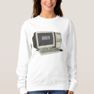 Datorillustration för tecknad t shirt