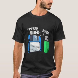Datoringenjör Geek Nerd C-diskettskod T Shirt