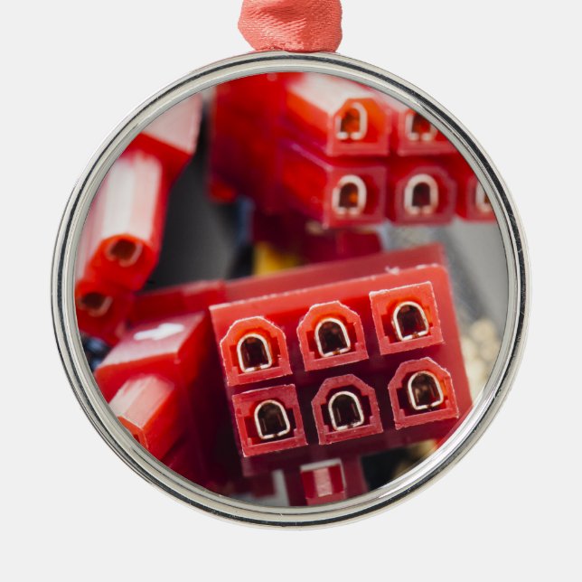 Datorkabelanslutning Julgransprydnad Metall (Framsidan)