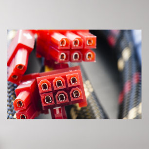 Datorkabelanslutning Poster