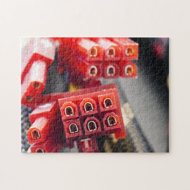 Datorkabelanslutning Pussel (Horisontell)