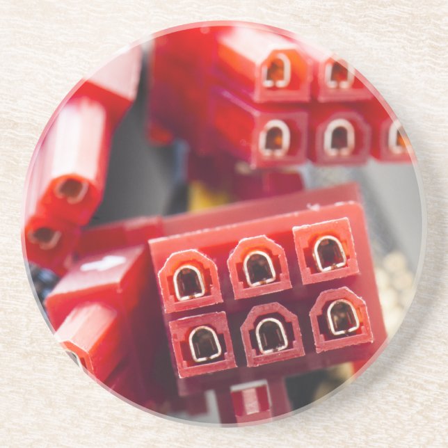 Datorkabelanslutning Underlägg Sandsten (Framsidan)