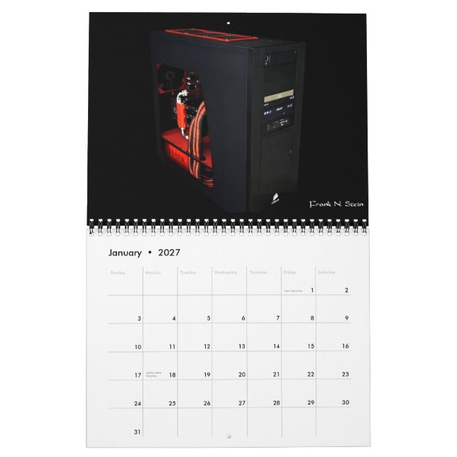Datorkalender - frank PC för N Stein Kalender (Jan 2027)