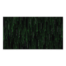 Datorkod som börjar spela spel och poster teckning