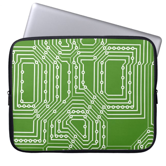 Datorkort mönster laptop fodral (Framsidan)