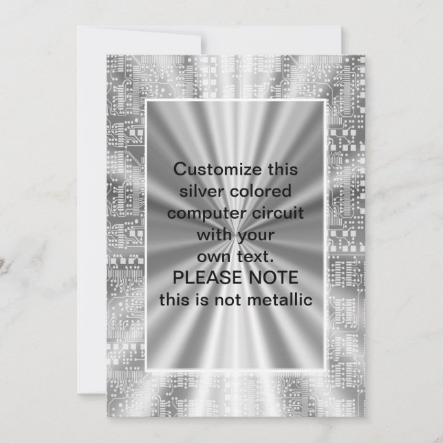 Datorkrets i silver färgad (Framsida)