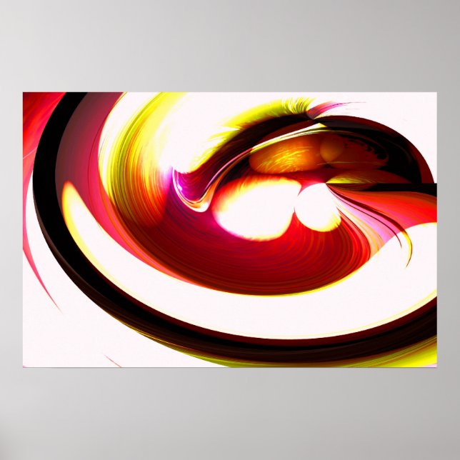Datormålarcirklar för digital Abstrakt Poster (Framsidan)